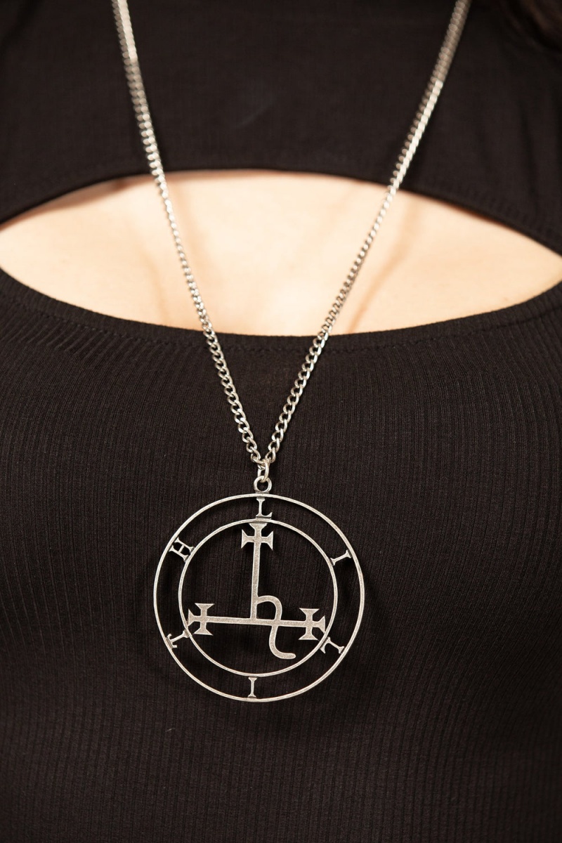 Killstar Glorious Charm Necklace Plateados | 02175-HDRK
