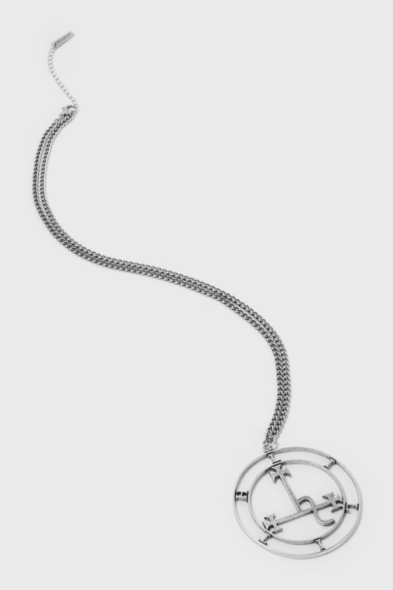 Killstar Glorious Charm Necklace Plateados | 02175-HDRK