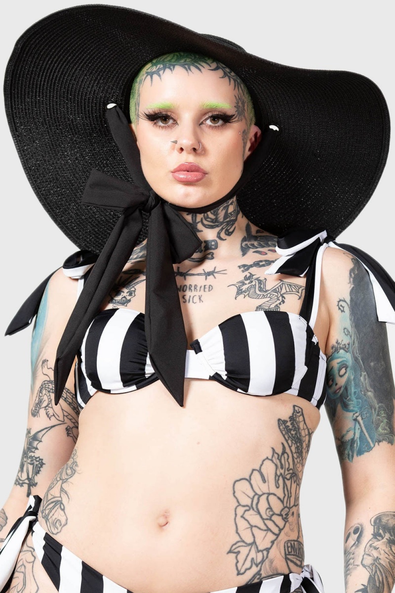 Killstar Gothetica Sun Hat Negros | 39428-FQID