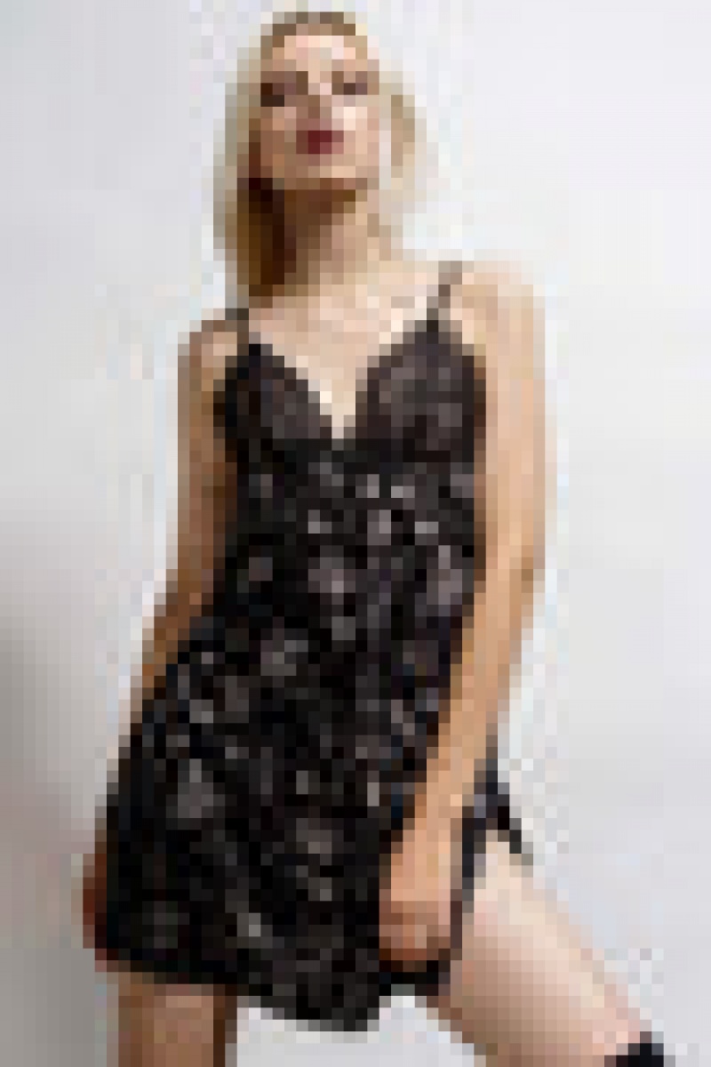 Killstar Guilty Pleasure Slip Vestido Negros | 07614-SZGL