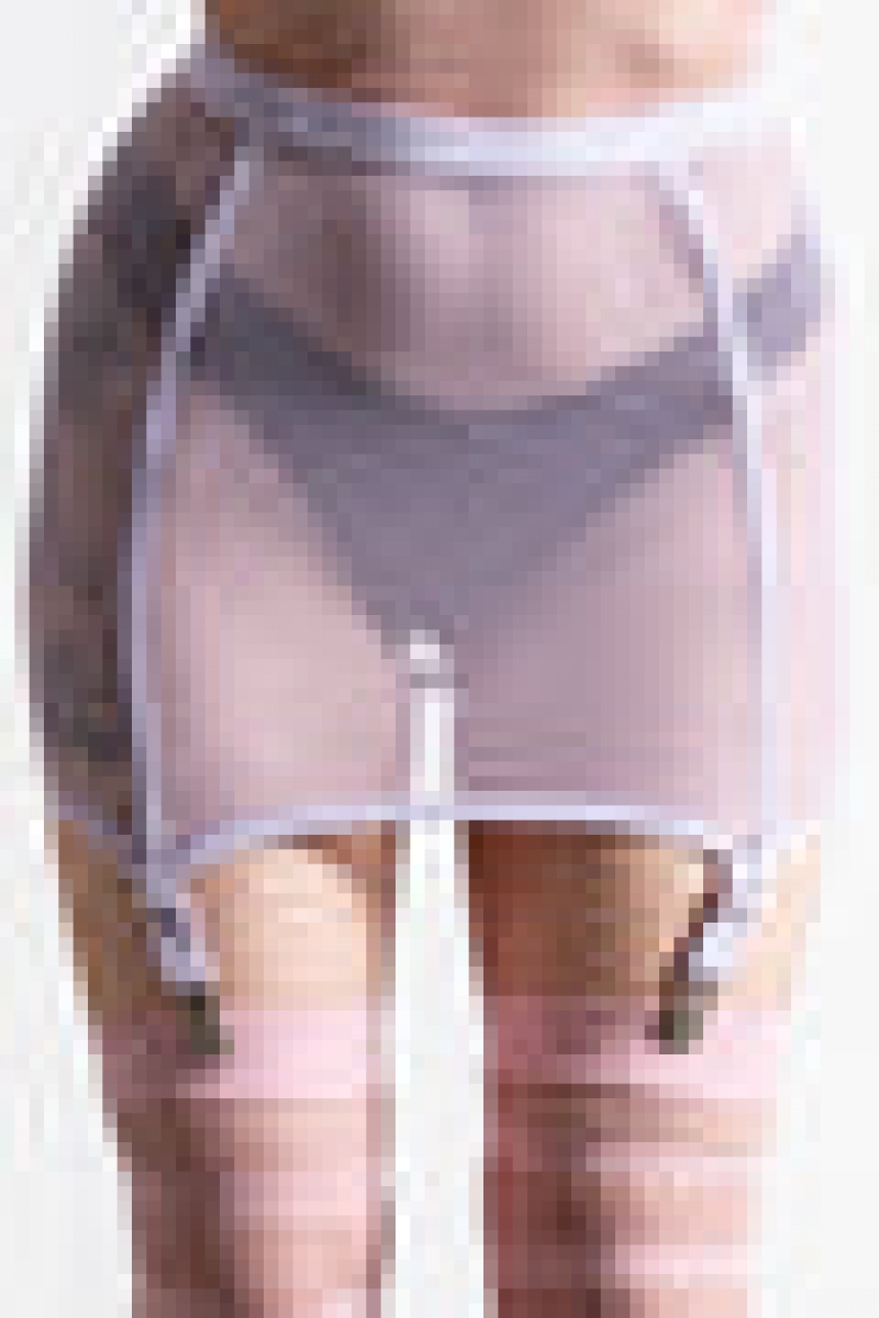 Killstar Heartbeats Fishnet Skirt [LILAC] Lilac | 10896-TEMY
