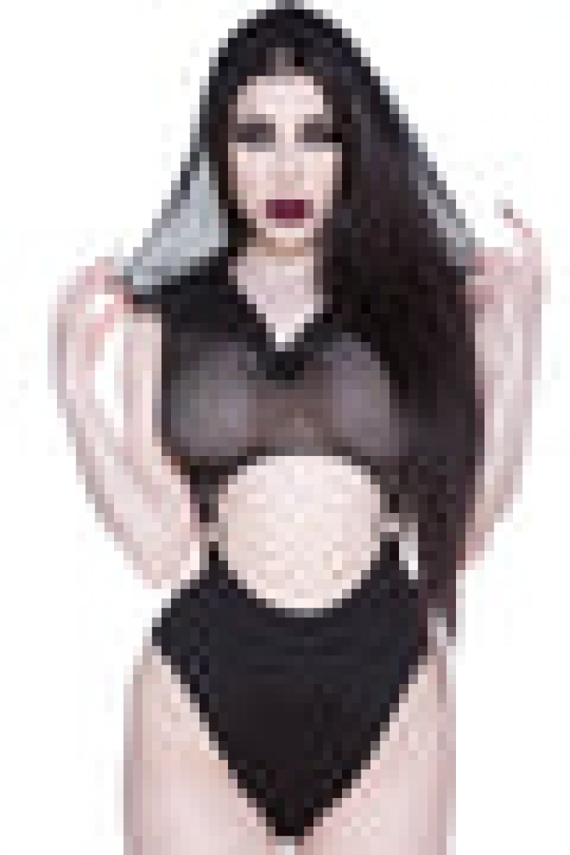 Killstar Hellen Bodysuit Negros | 25304-FXPK 