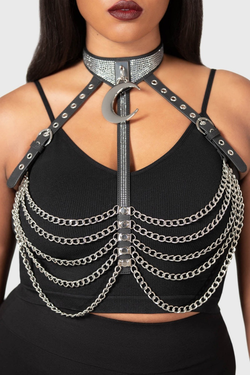 Killstar Hell's Revenge Harness Negros | 76384-EBKF