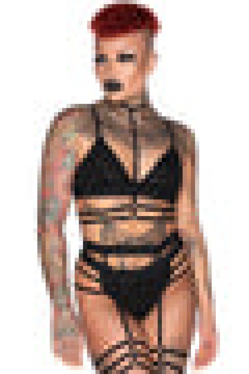 Killstar Hex Club Bralet Negros | 14562-QOWC