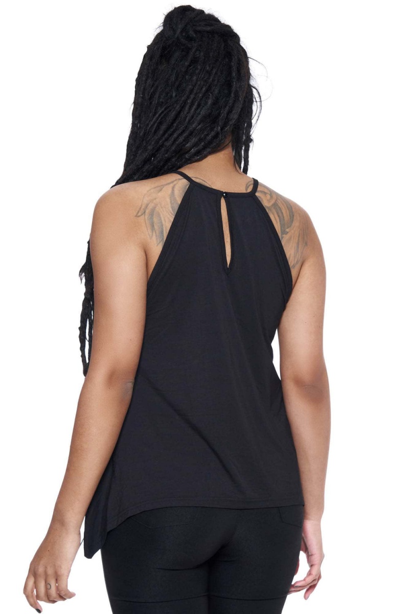 Killstar Hex Vest Top Negros | 51694-QMSI
