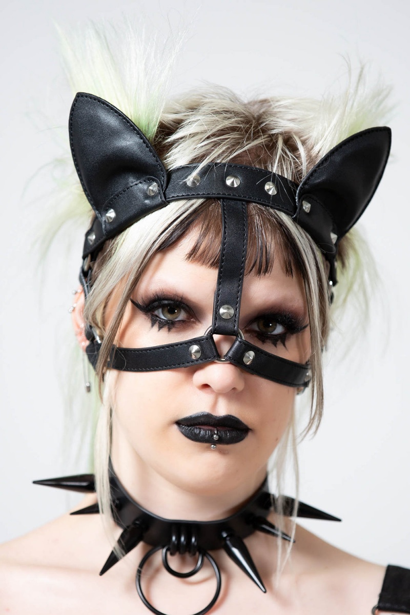 Killstar Hungry 4 You Headpiece Negros | 41689-EFBM