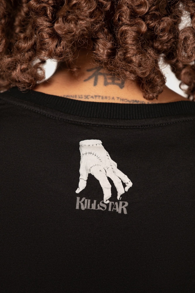 Killstar I Don't Do Tears Long Sleeve Top Negros | 51290-RCSY