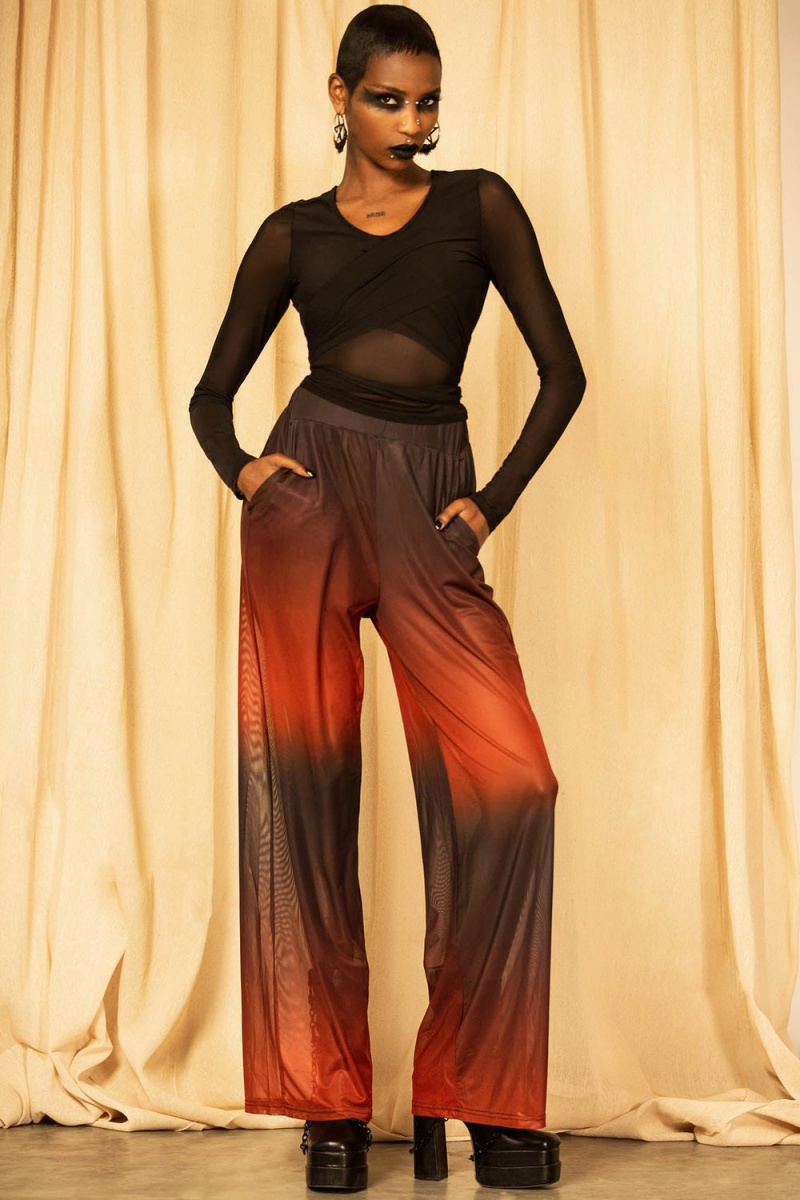 Killstar Immortal Rave Trousers Rojos | 98015-QSOL