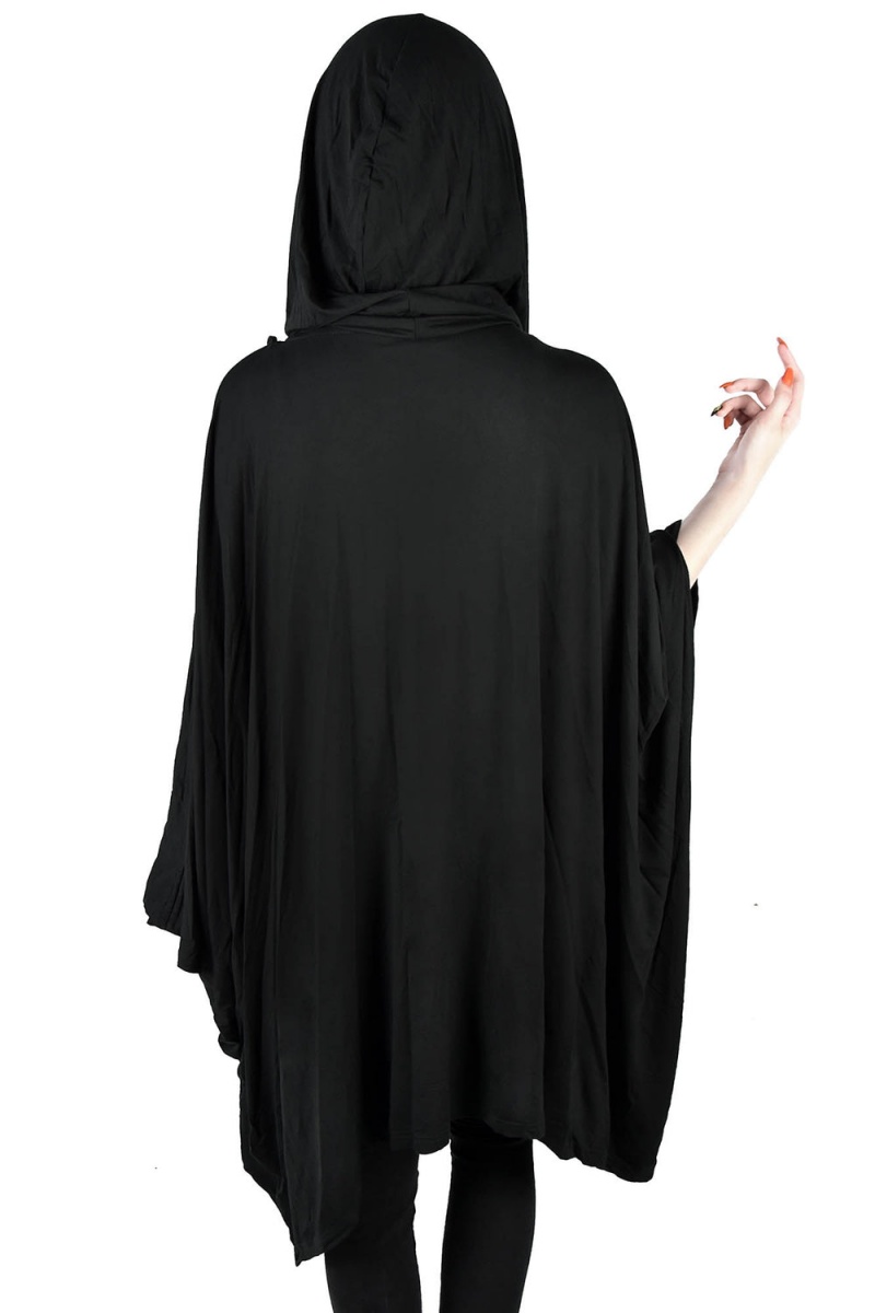 Killstar In The Shadows Cloak Negros | 38175-CKQZ