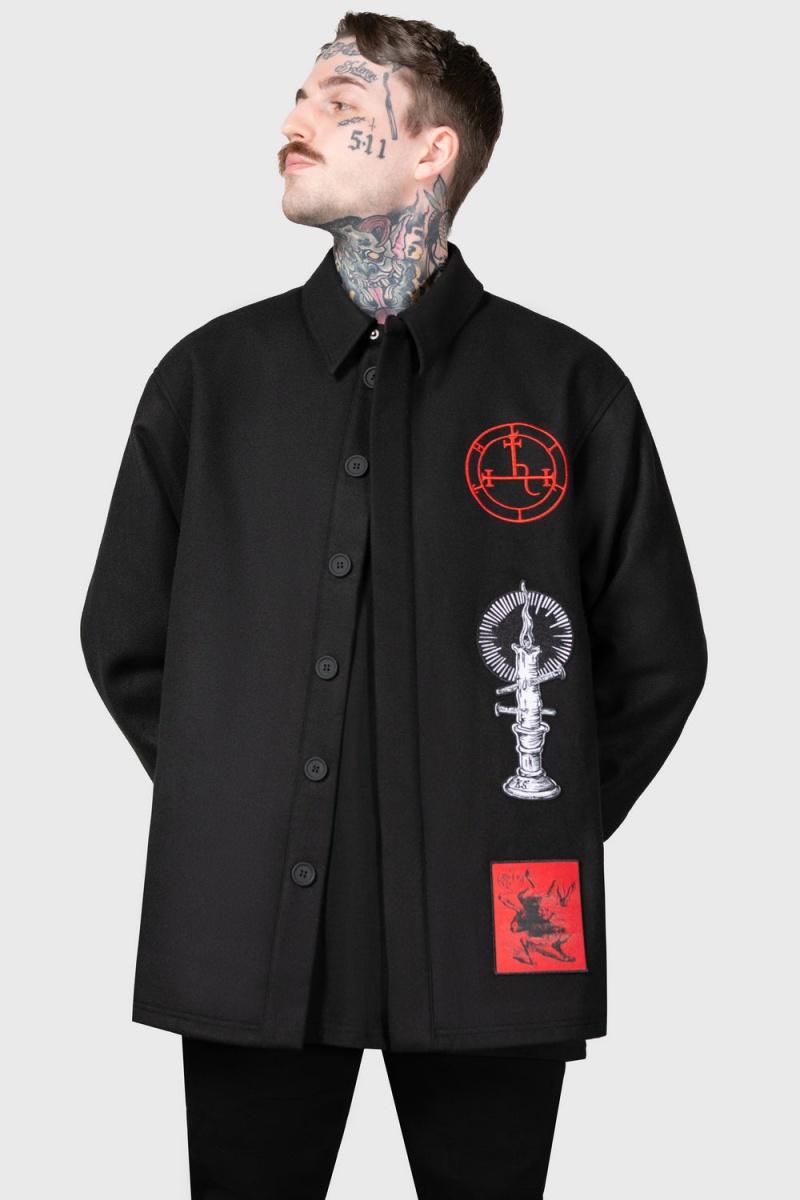 Killstar Incendiary Jacket Negros | 62347-SUDA