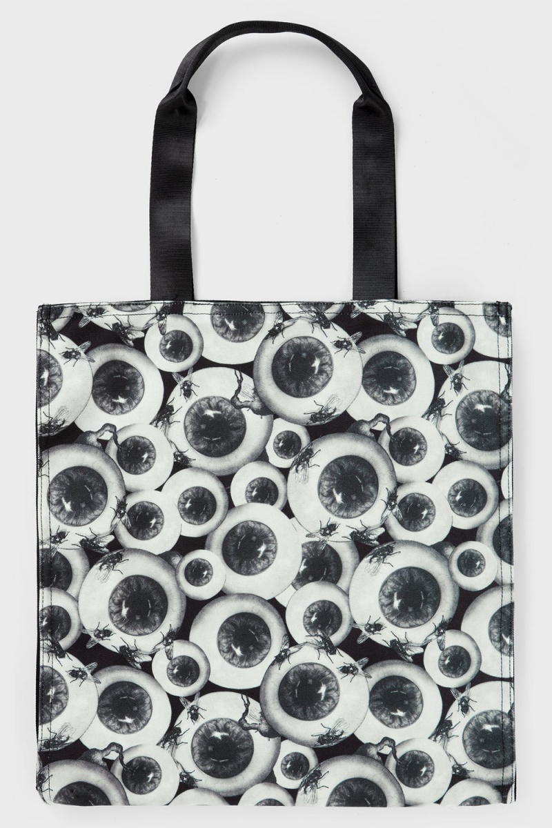 Killstar Inferno Tote Bag Negros | 46021-WBMD