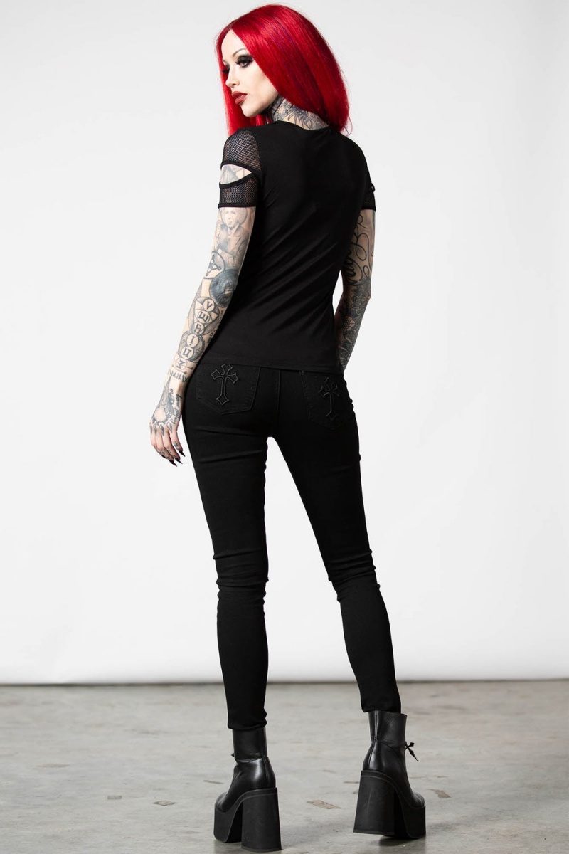 Killstar Jovie Top Negros | 04695-LMUE
