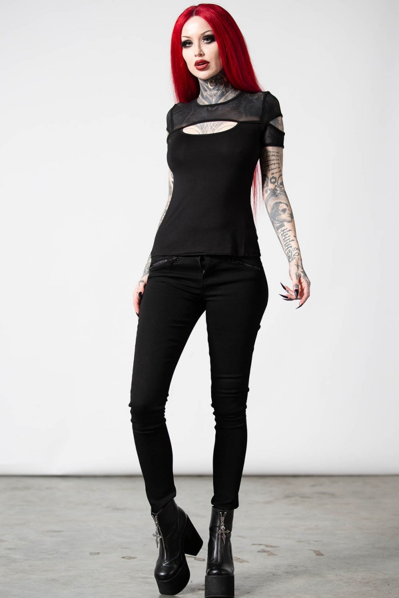 Killstar Jovie Top Negros | 04695-LMUE