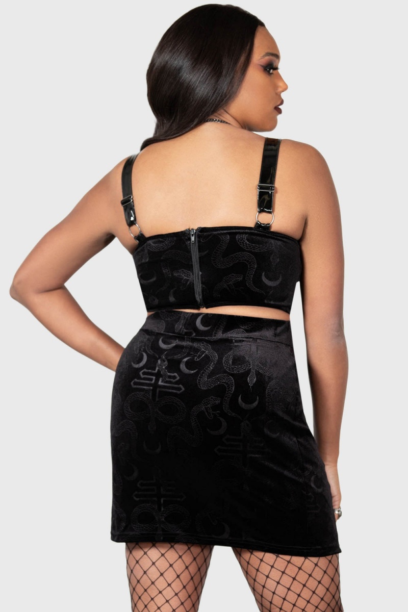 Killstar Kelesi Top Negros | 83612-AHTQ
