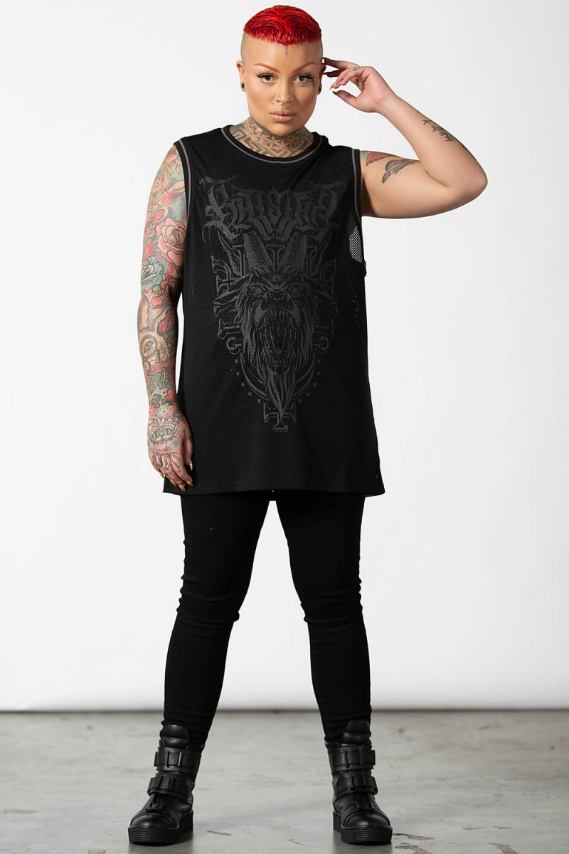 Killstar Knockdown Mesh Vest Negros | 02795-YWLP