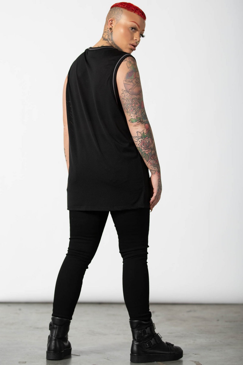 Killstar Knockdown Mesh Vest Negros | 02795-YWLP