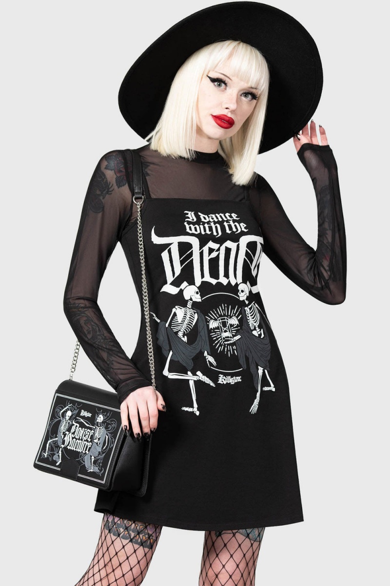Killstar La Danse Handbag Negros | 60542-MPBF