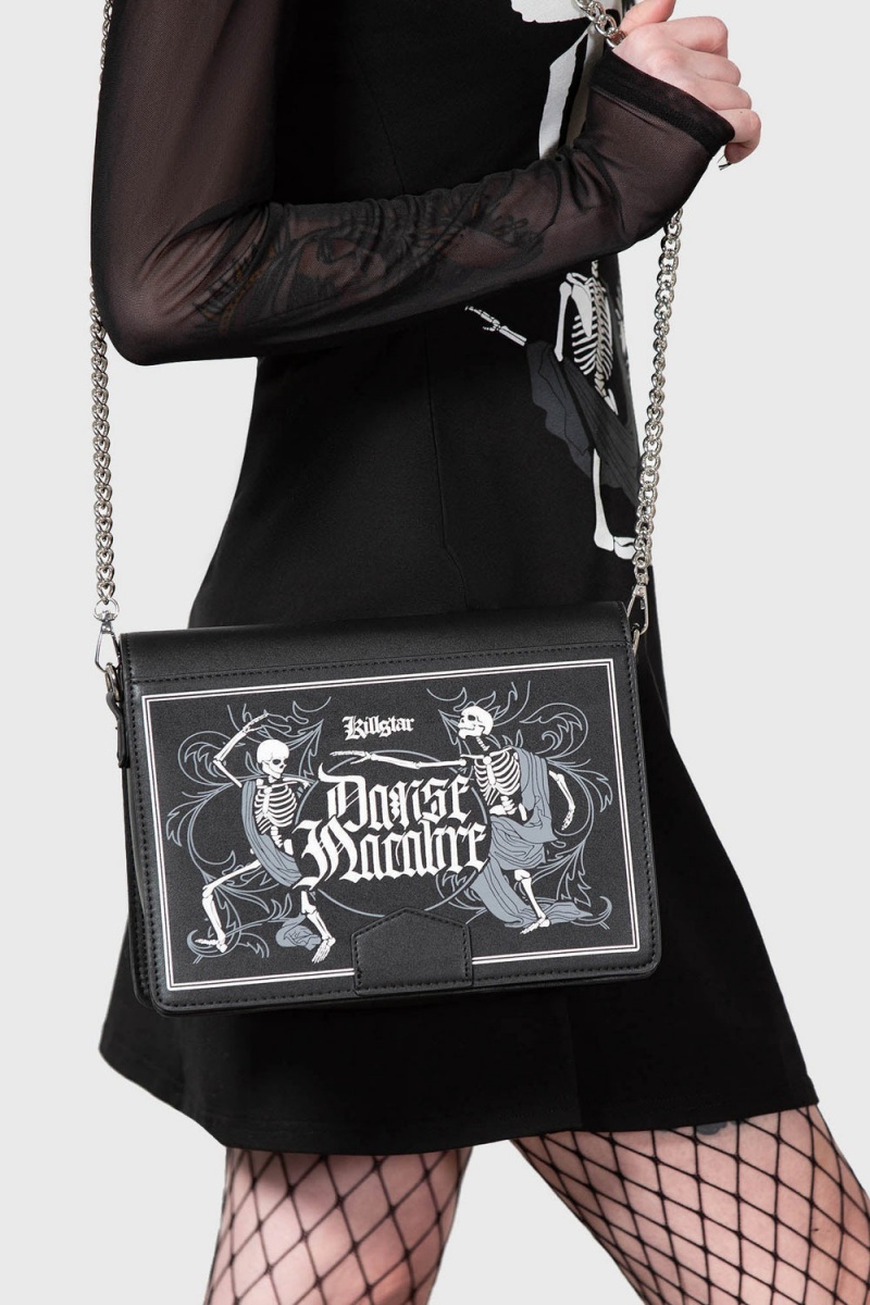 Killstar La Danse Handbag Negros | 60542-MPBF