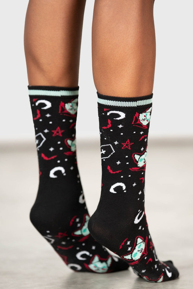 Killstar Lil Vampurr Ankle Socks Negros | 59803-CHOY