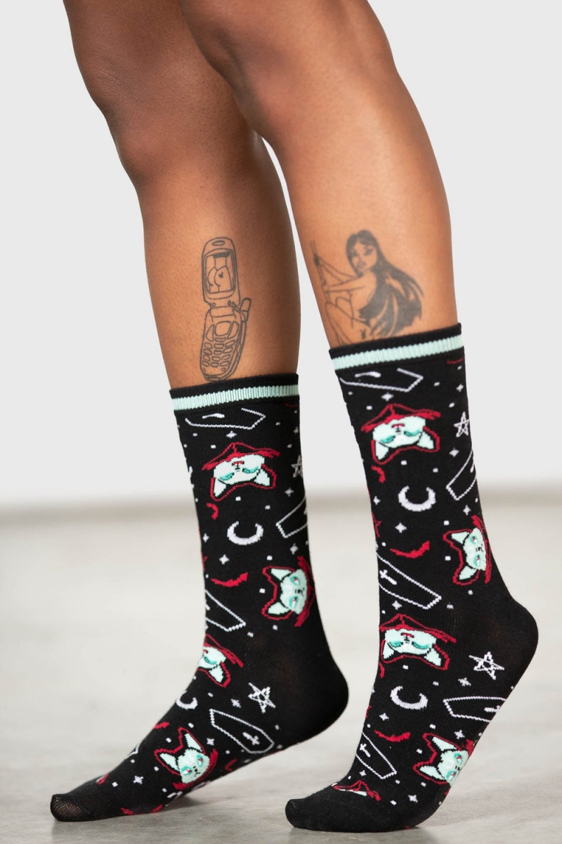 Killstar Lil Vampurr Ankle Socks Negros | 59803-CHOY