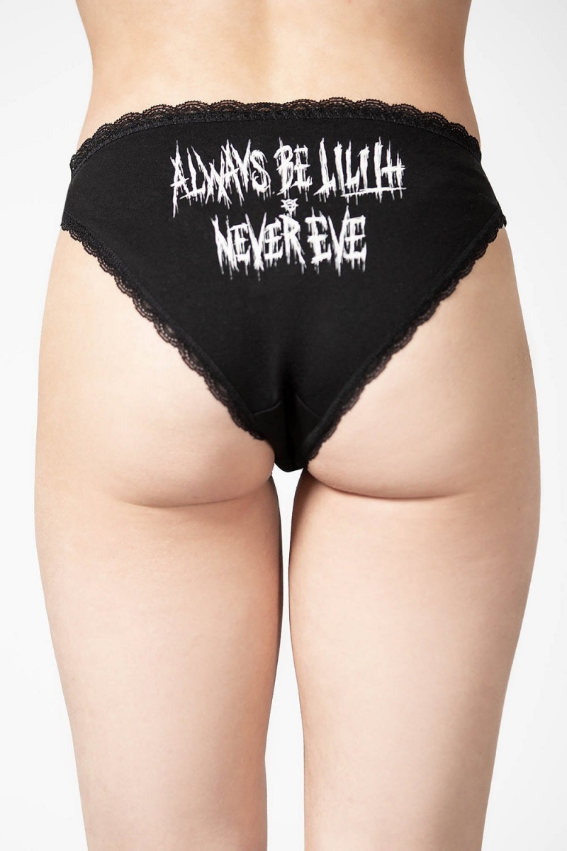 Killstar Lilith's Blood Panty Negros | 90537-BMLD