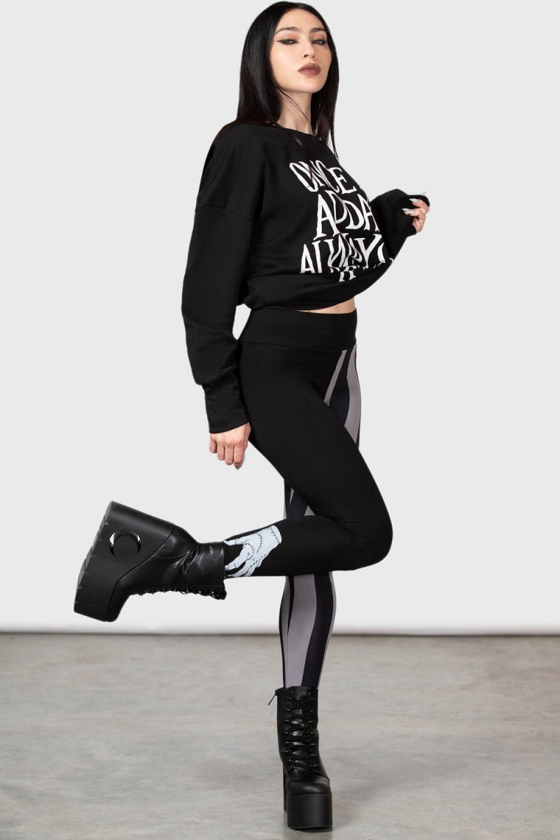 Killstar Loathe Leggings Negros | 72309-XJZL