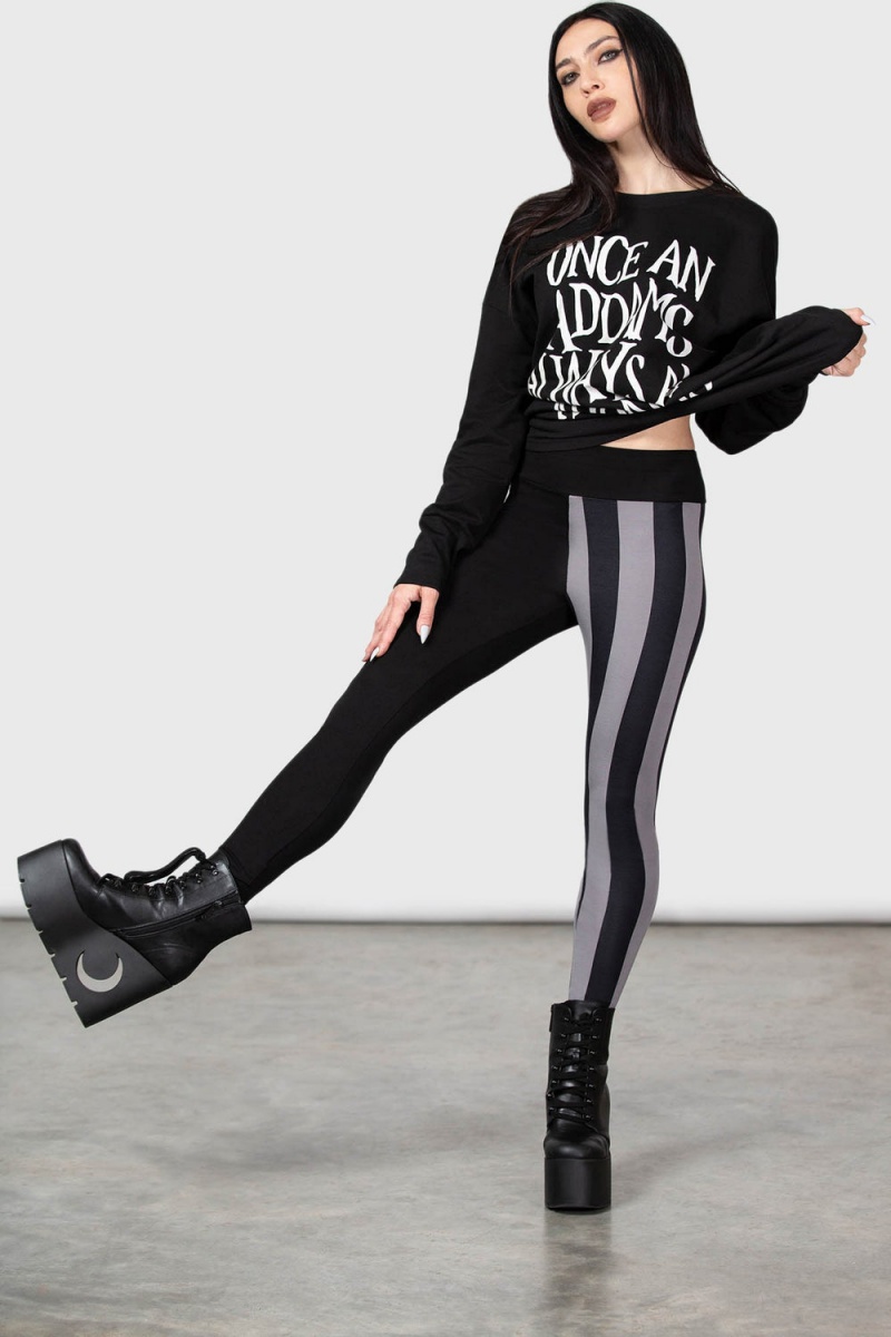 Killstar Loathe Leggings Negros | 72309-XJZL