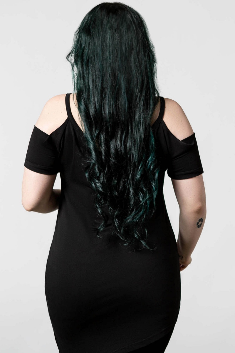 Killstar Local Coven Cut Top Negros | 97381-PNQL