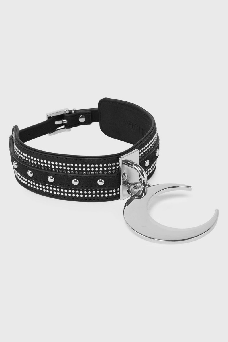 Killstar Luna Daze Choker Negros | 97418-PKMG