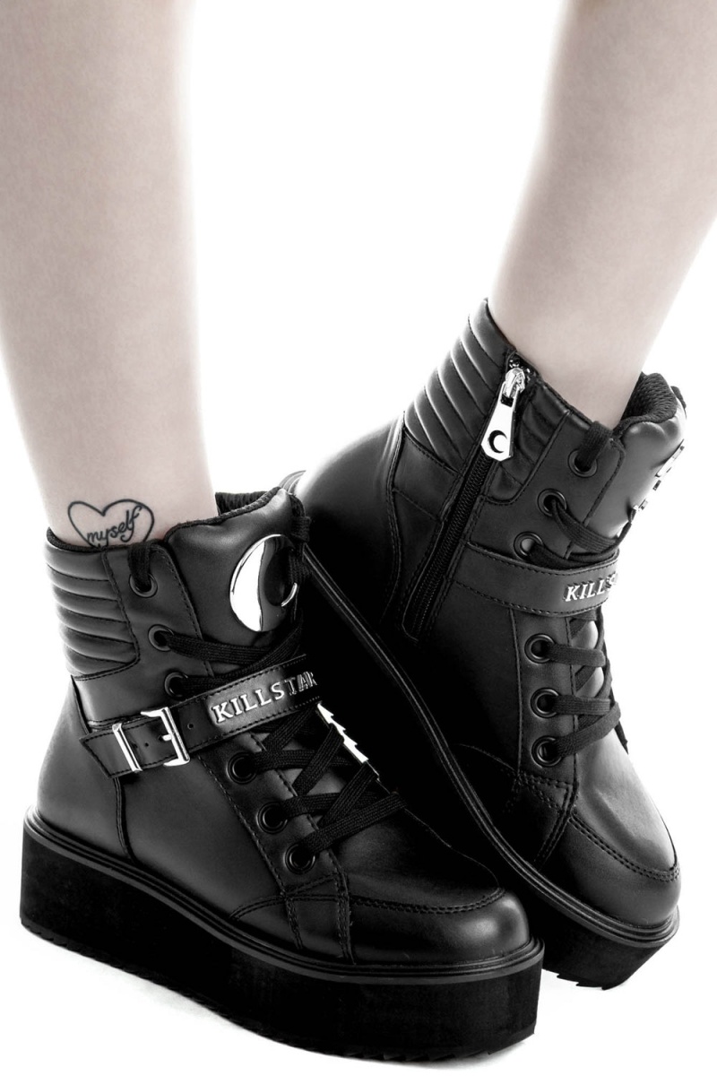 Killstar Luna High Tops [B] Negros | 97042-PUXR