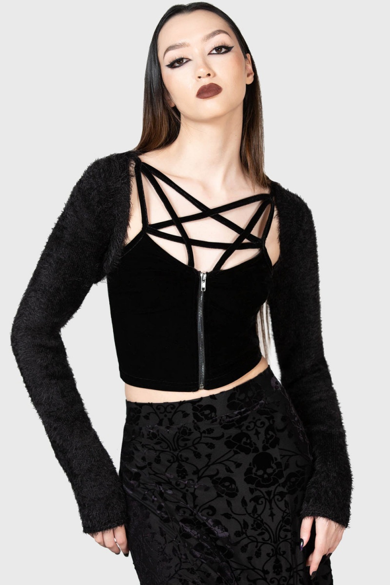 Killstar Lune Shrug Negros | 36184-PHNA