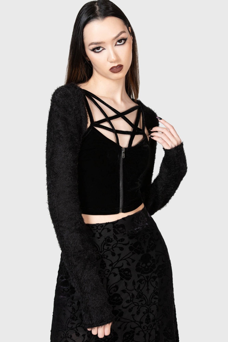 Killstar Lune Shrug Negros | 36184-PHNA