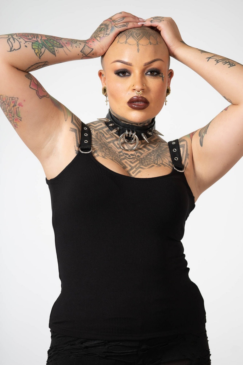 Killstar Mable Correa Top Negros | 83657-IPFH