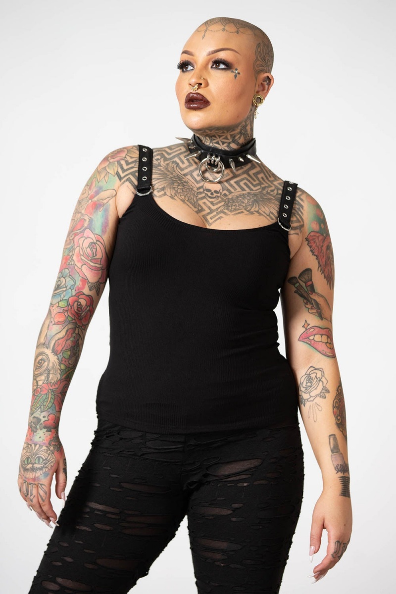 Killstar Mable Correa Top Negros | 83657-IPFH