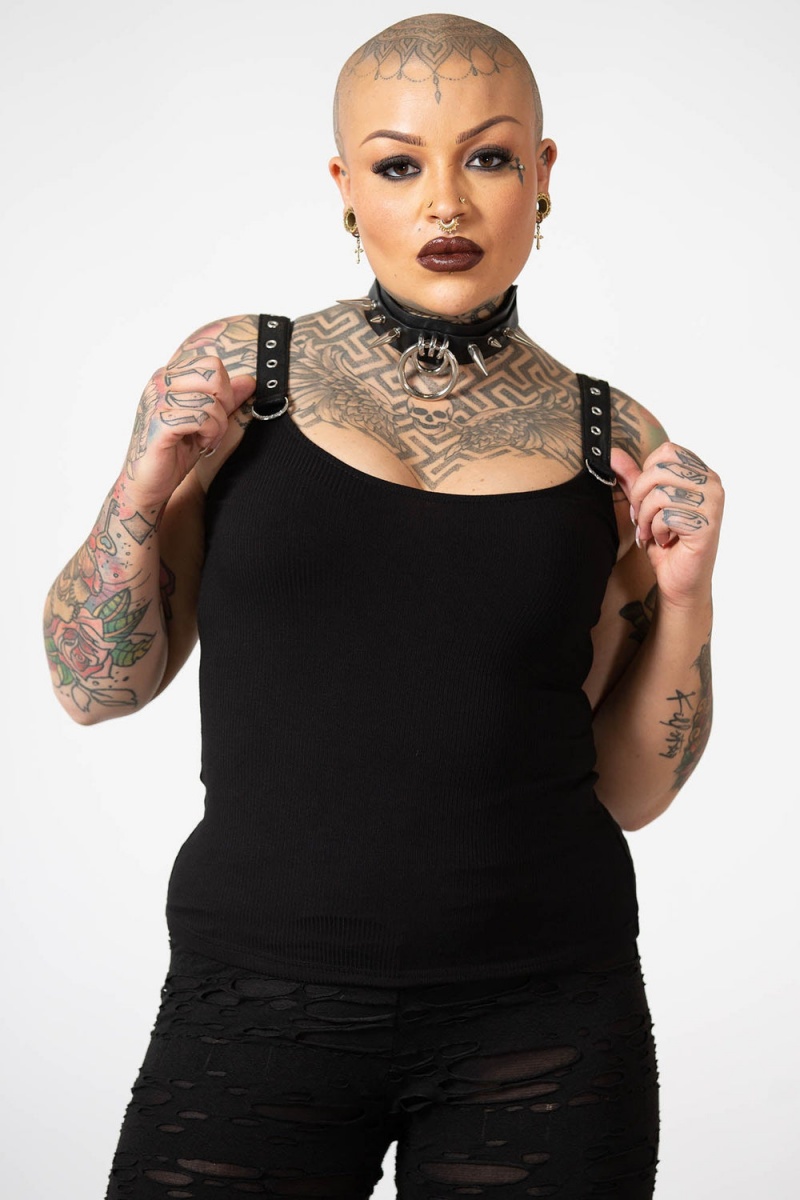 Killstar Mable Correa Top Negros | 83657-IPFH