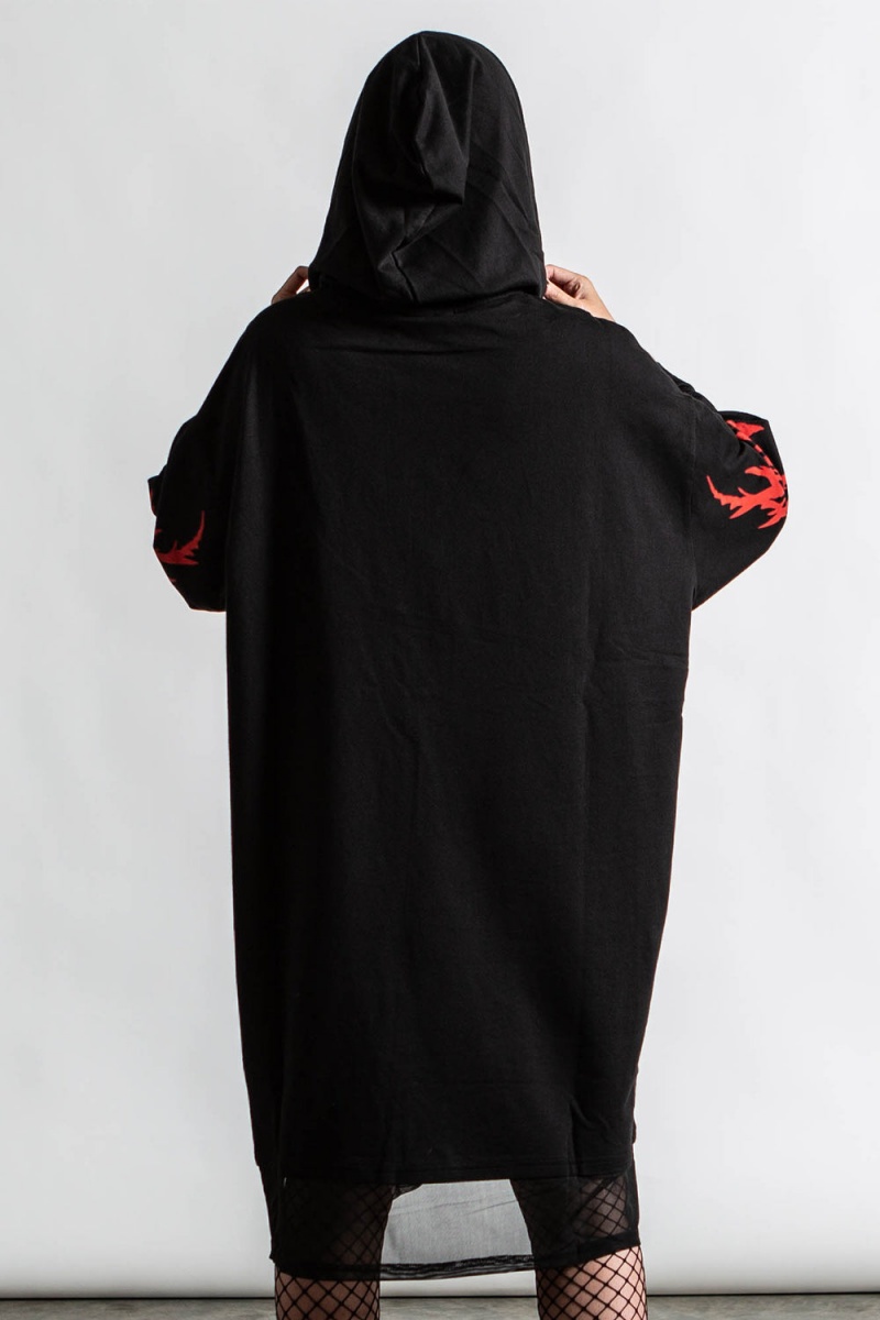 Killstar Magick Hood Top Negros | 61453-XJYS