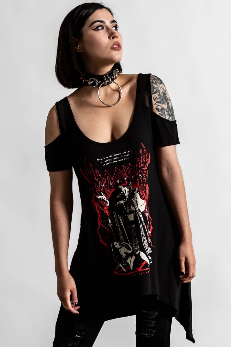 Killstar Magick Penta Top Negros | 19652-JGIR