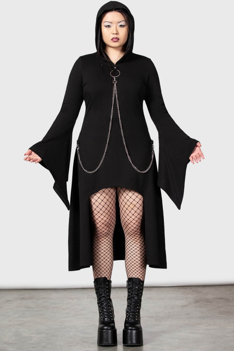 Killstar Malice In Chains Cloak Negros | 63954-ZKYS