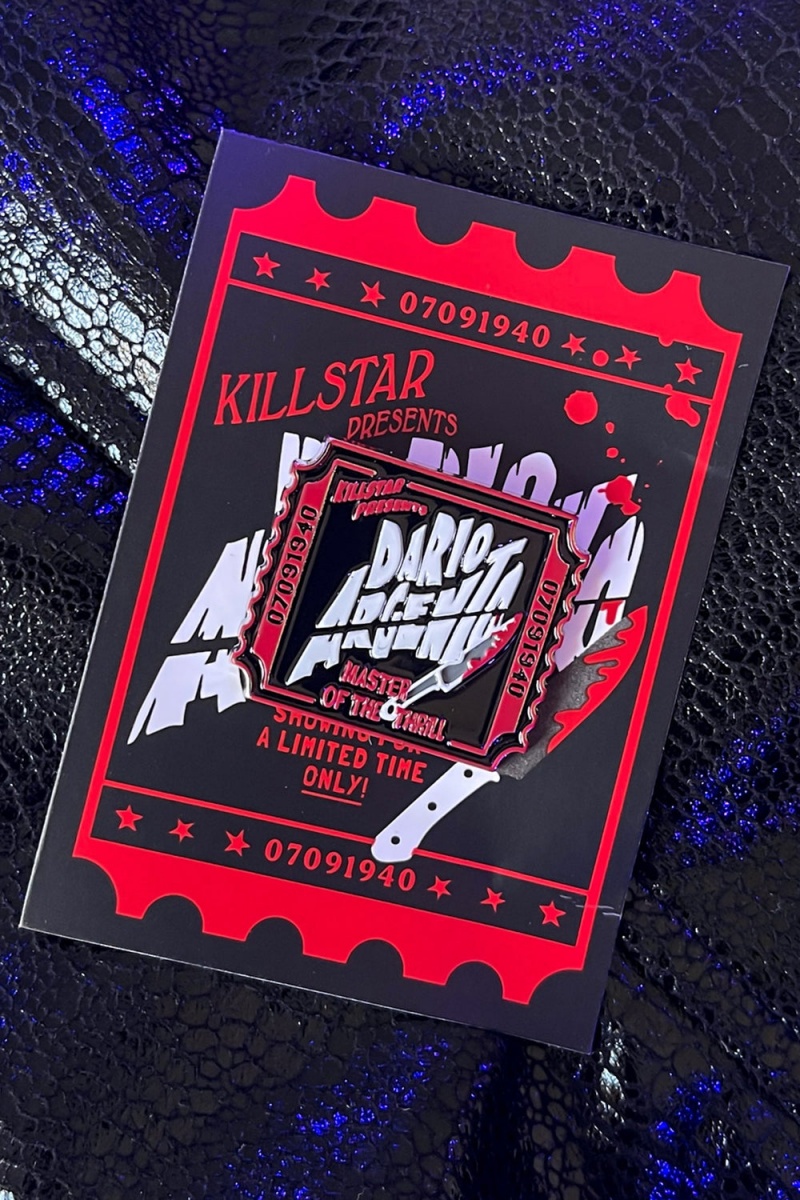 Killstar Master Of The Thrill Enamel Pin Negros | 62437-CASD