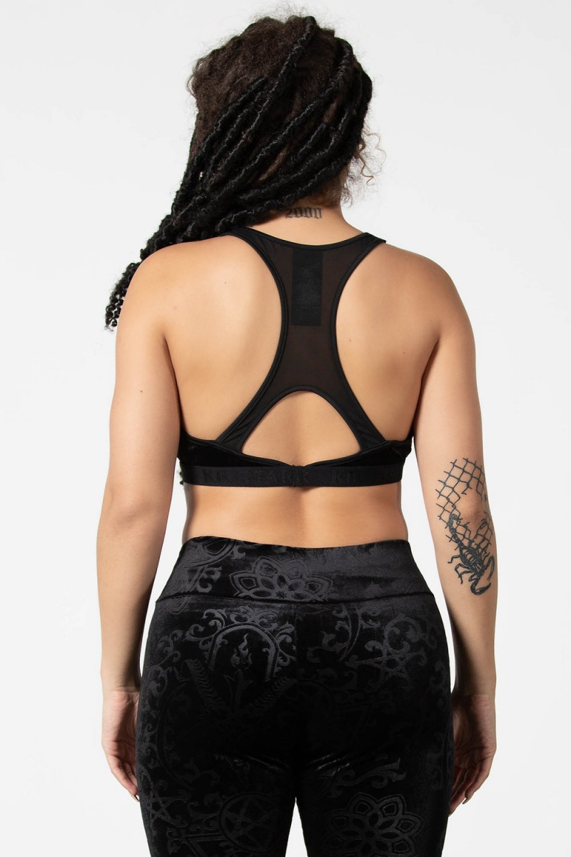 Killstar Moody Bralet Negros | 15867-NQID