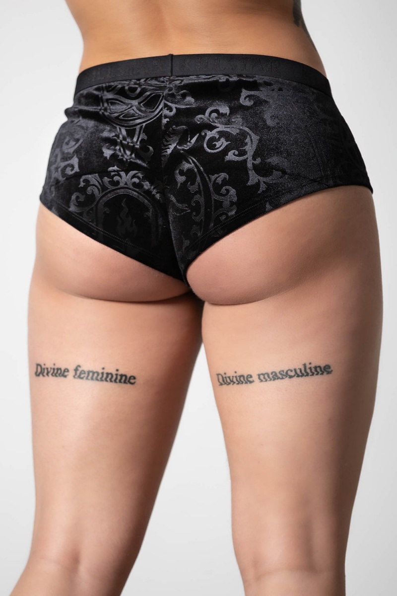 Killstar Moody Panty Negros | 68471-WXPJ