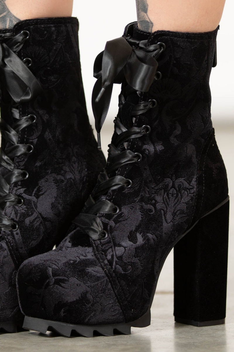 Killstar Mormaer Boots Negros | 19785-MSWT
