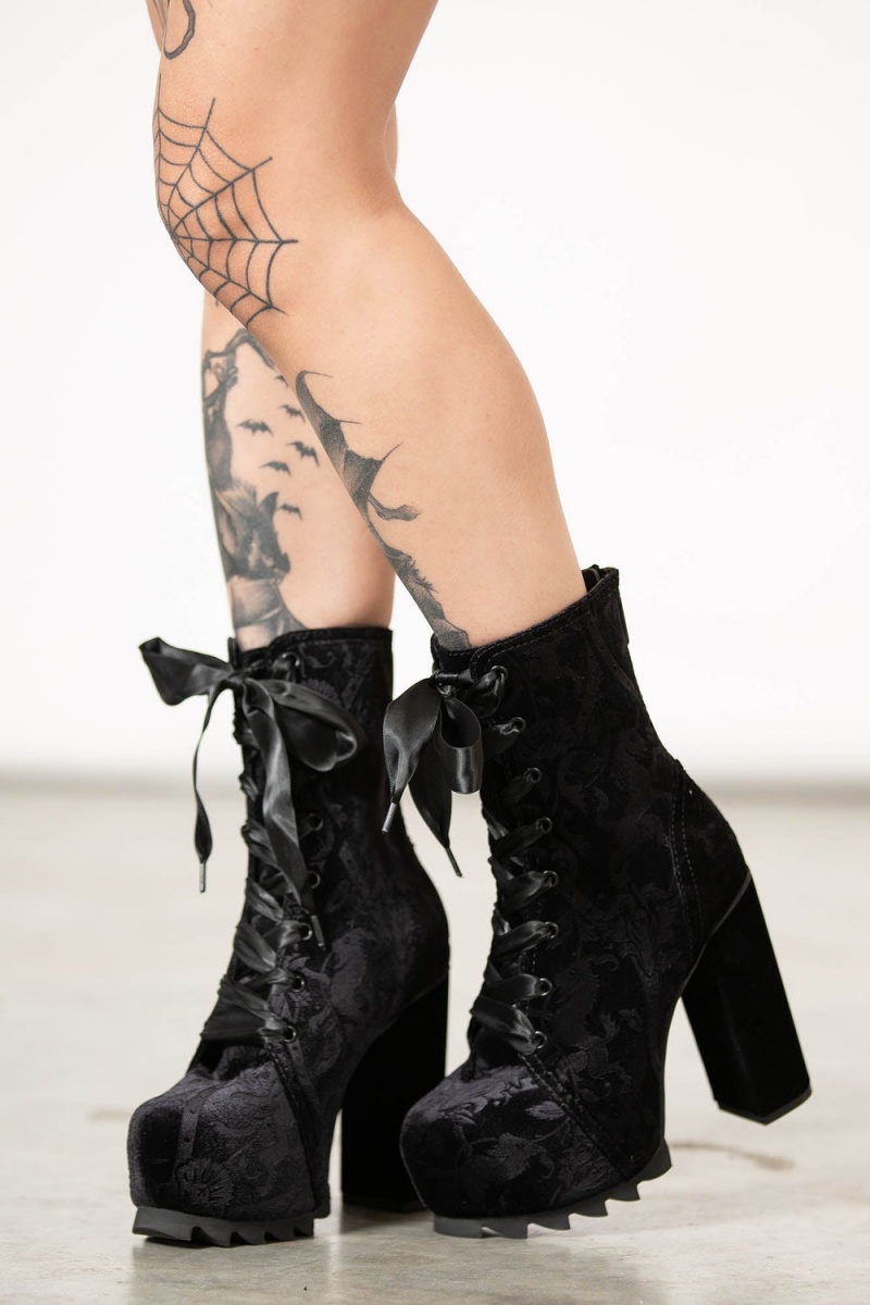 Killstar Mormaer Boots Negros | 19785-MSWT