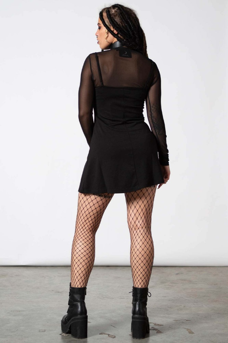 Killstar Morning 2-Piece Vestido Negros | 83496-RPEZ