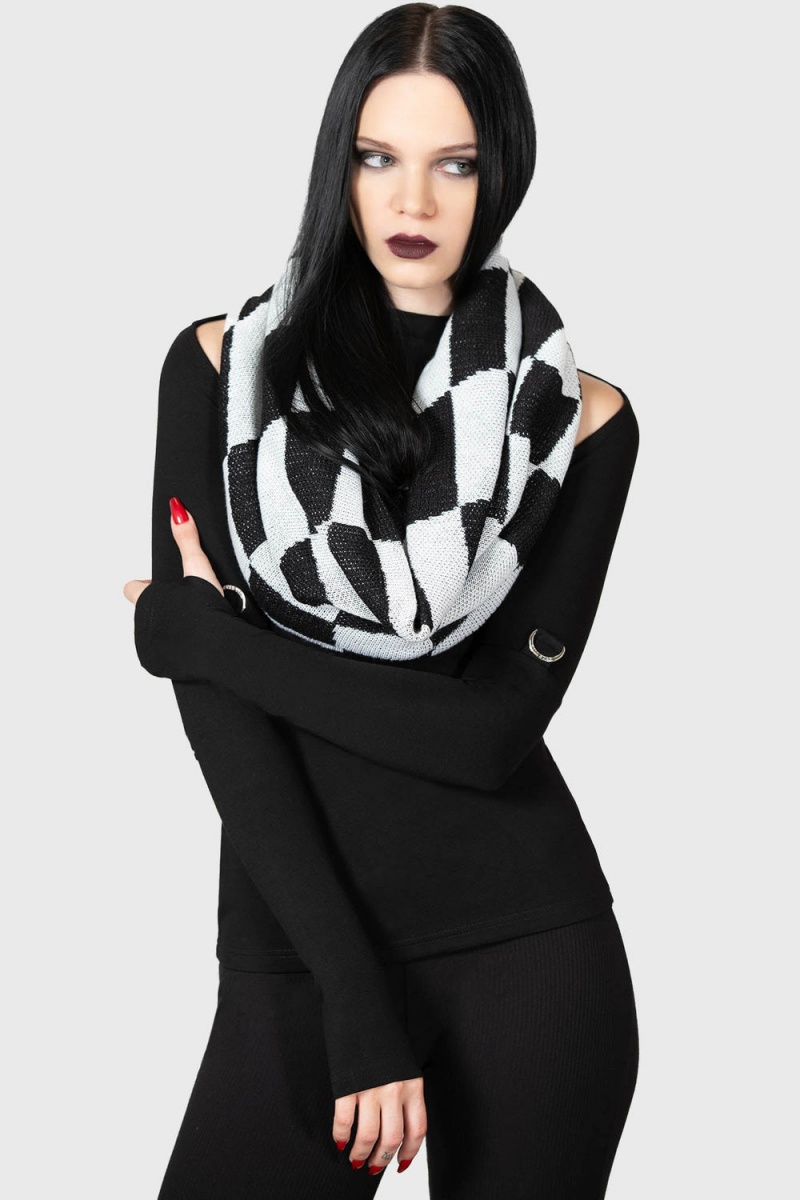 Killstar Morning Fog Snood Grises | 87460-UMIG