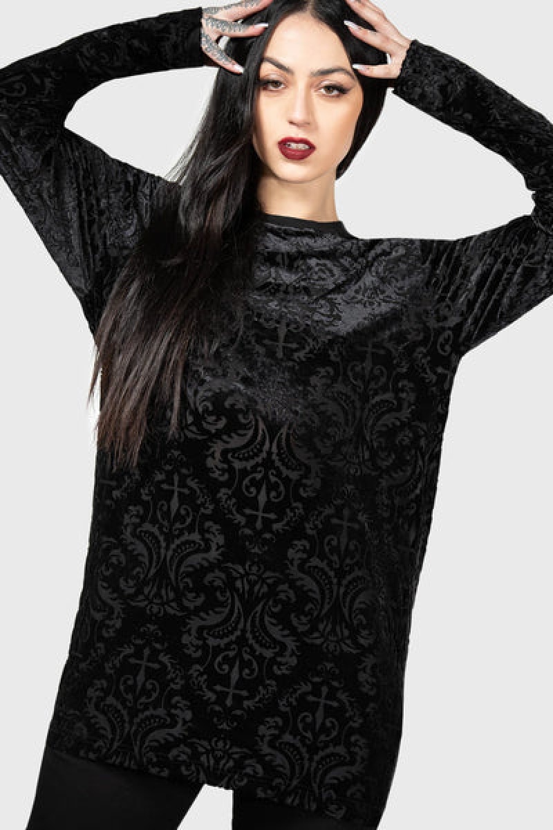 Killstar Morose Top Negros | 08139-XHYA