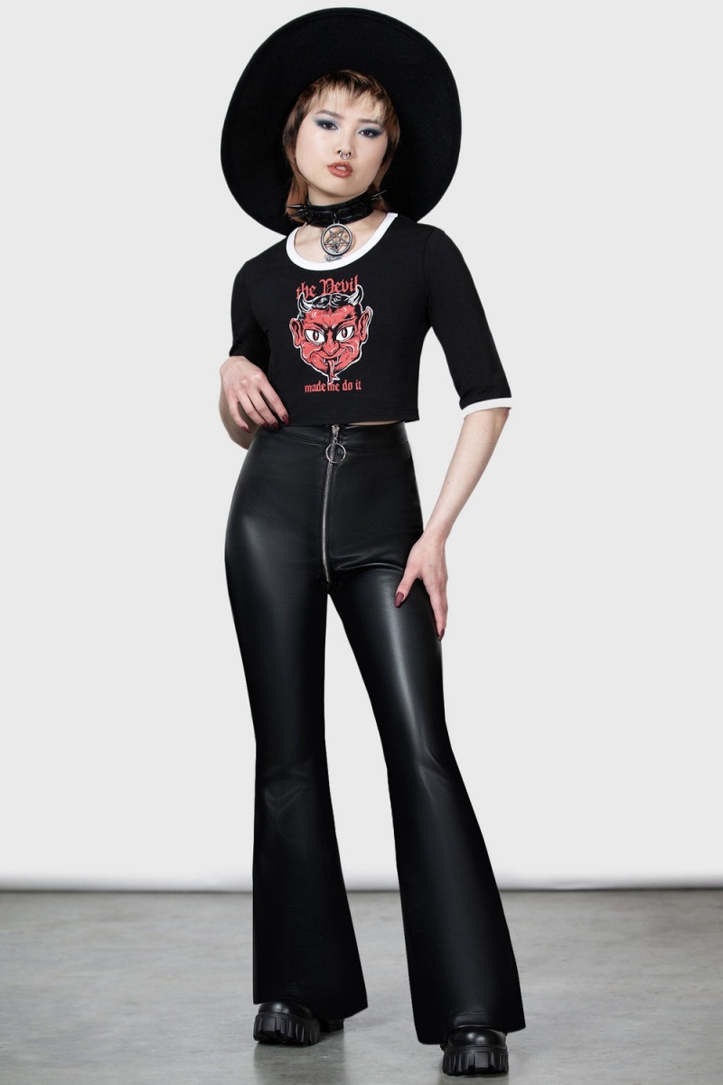 Killstar Mother Of Demons Flares Negros | 28369-BJLT