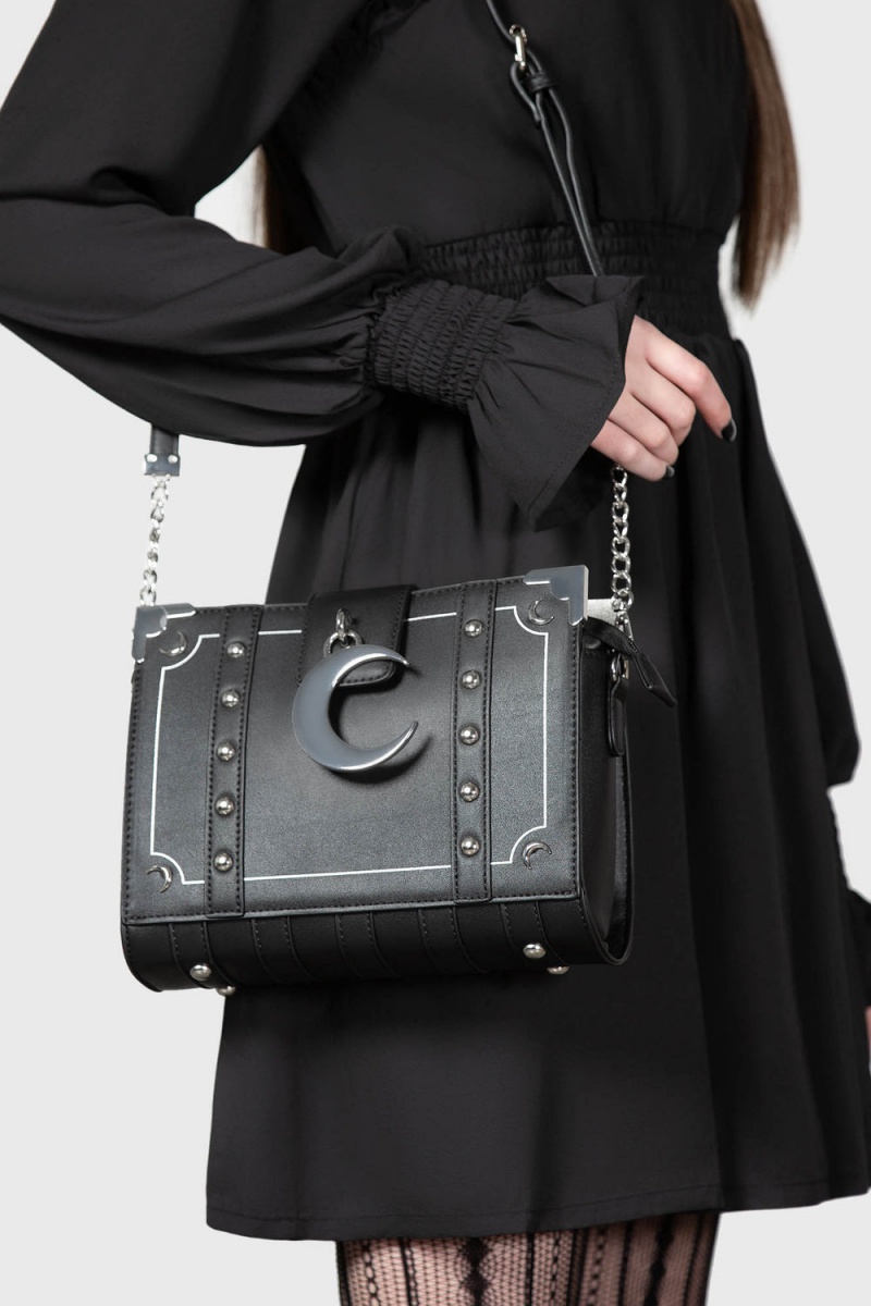 Killstar Myth Handbag Negros | 14352-OGSF