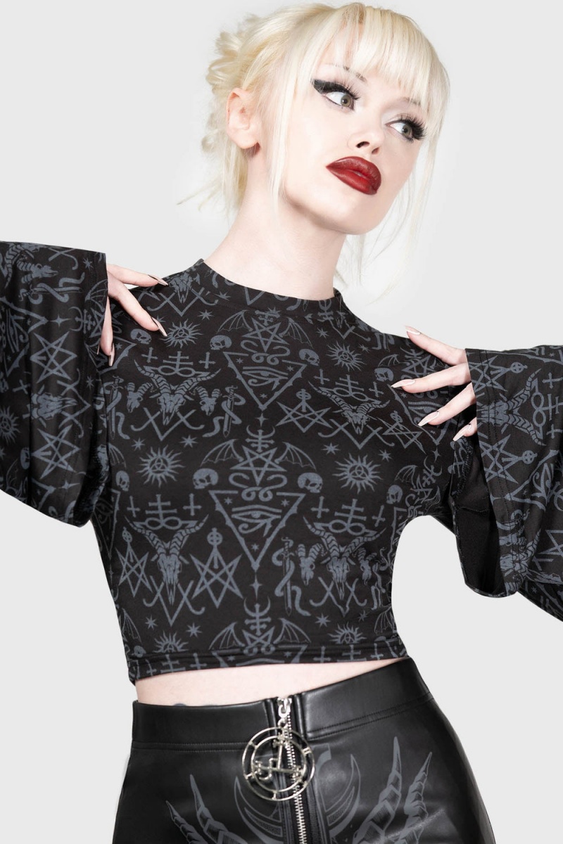Killstar Nightmagick Top Negros | 67158-AUGI