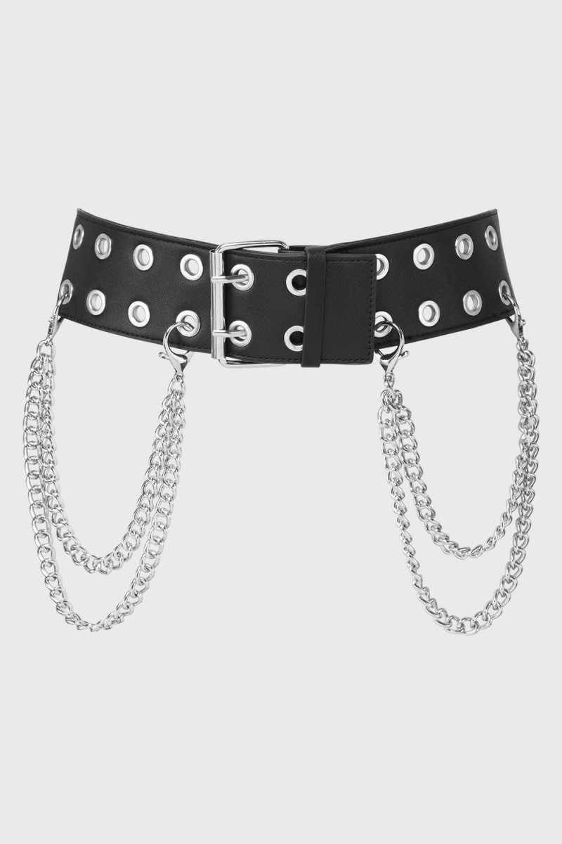 Killstar Nilfheim Belt Negros | 02983-KOXJ